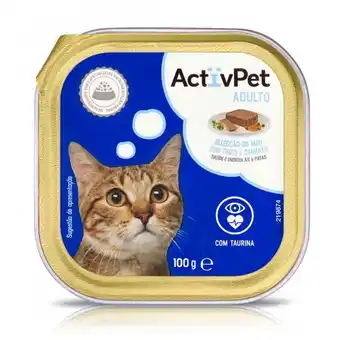 Pingo Doce Ração húmida para gato adulto sabor truta e camarão activpet promoção