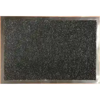 Hôma Tapete de entrada preto 40x60cm promoção