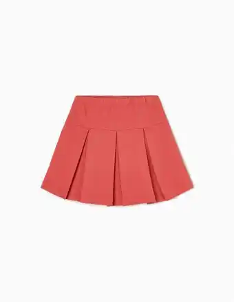 Zippy Saia curta de pregas para menina, rosa promoção