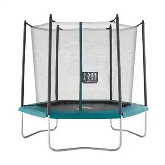 Trampolim hexagonal 240 com rede de proteção
