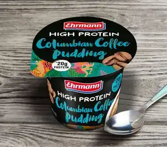 ALDI Ehrmann high protein pudding de café promoção