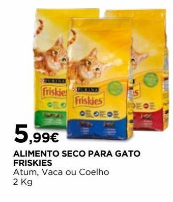 El Corte Inglés Ração para gatos friskies promoção