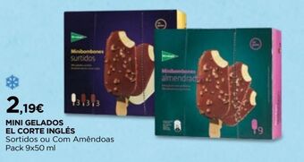 El Corte Inglés Gelados el corte inglés promoção