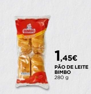 Pão de leite bimbo