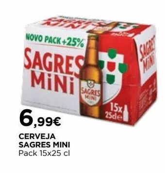 El Corte Inglés Cerveja sagres mini promoção