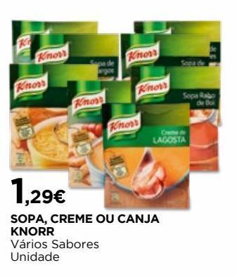El Corte Inglés Sopa knorr promoção