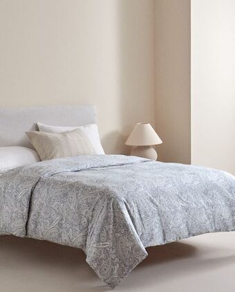 ZARA HOME Capa de edredão cetim paisley promoção