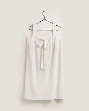 ZARA HOME Camisa de dormir com bordados e laço promoção