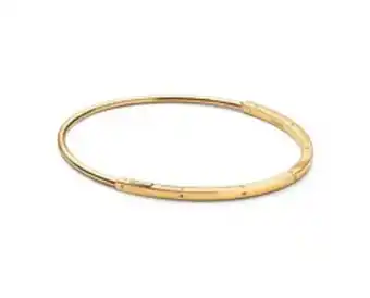Pandora Bangle pandora signature ouro promoção