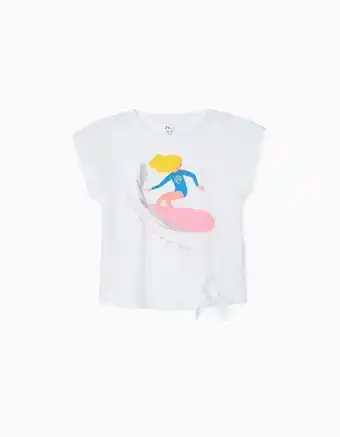 Zippy T-shirt para menina 'surfing', branco promoção