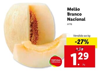 Lidl Melão Branco Nacional promoção