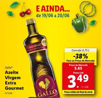 Azeite Virgem Extra Gourmet 0,75L