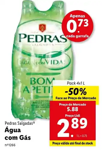 Lidl Água com Gás 4x1L promoção