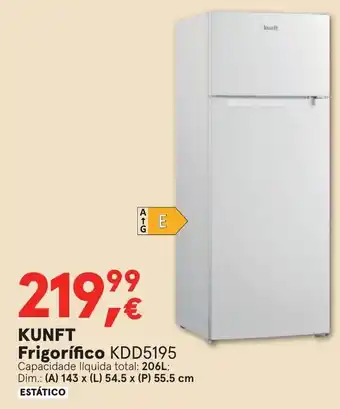 Worten Kunft Frigorífico promoção