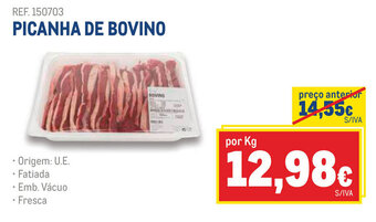 Makro Picanha de Bovino promoção