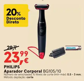 Worten Philips Aparador Corporal BG105/10 promoção