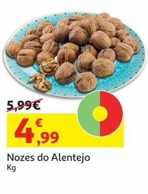 Auchan Nozes do alentejo:kg promoção