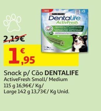 Auchan Snack cão dentalife promoção