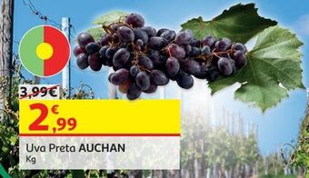Auchan Uva preta auchan:produção controlada kg promoção