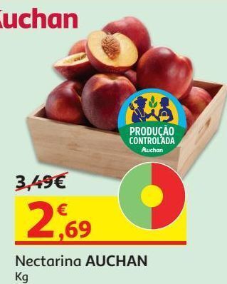 Auchan Nectarina auchan:produção controlada kg promoção