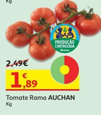 Auchan Tomate rama auchan:produção controlada kg promoção