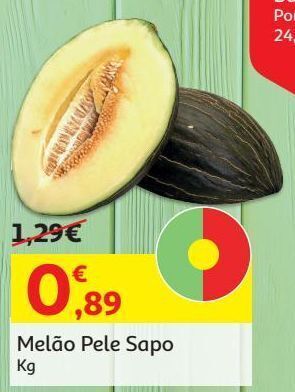 Auchan Melão pele sapo:kg promoção