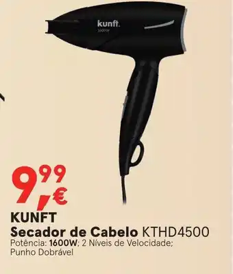 Worten Knuft Secador de Cabelo KTH4500 promoção