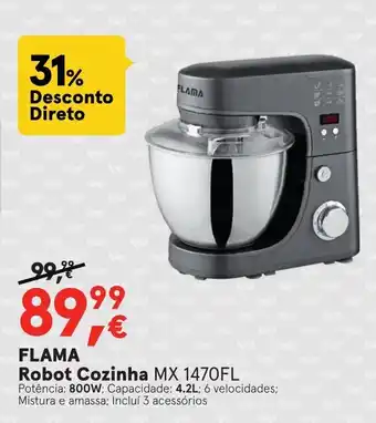 Worten Flama Robot Cozinha MX 1470FL promoção