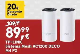 Worten TP-Link Sistema Mesh AC1200 DECO M4 P2 promoção