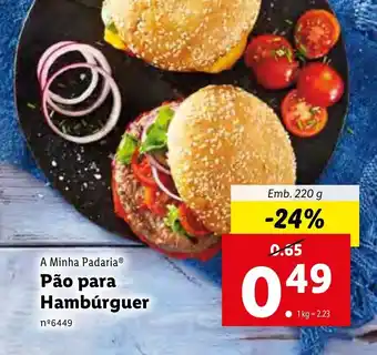 Pão para Hambúrger 220g