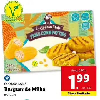 Lidl Burguer de Milho 240g promoção
