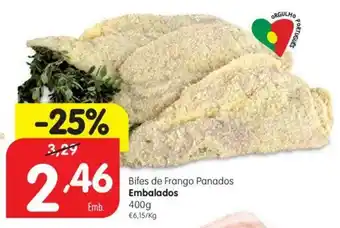 Minipreço Bifes de Frango Panados Embalados 400g promoção