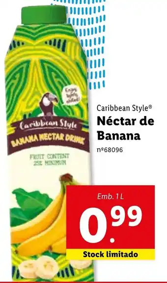 Lidl Néctar de Banana 1L promoção