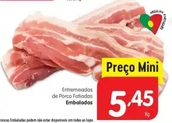 Minipreço Entermeadas de Porco Fatiadas Embaladas promoção