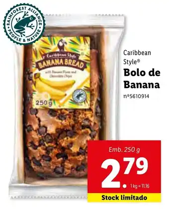 Lidl Bolo de Banana 250g promoção