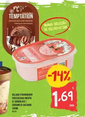 Minipreço Gelado Strawberry Cheesecake/Menta C/ Chocolate/ Caramelo Salgado 350ml promoção