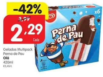 Minipreço Gelados Multipack Perna de Pau Olá 420ml promoção