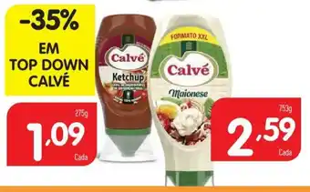 Minipreço Em Top Down Calvé 275g promoção