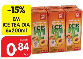 Minipreço Em Ice Tea Dia 6x200ml 6x200ml promoção