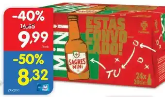 Minipreço Estas Convo Cado Sagres Mini 24x20cl promoção