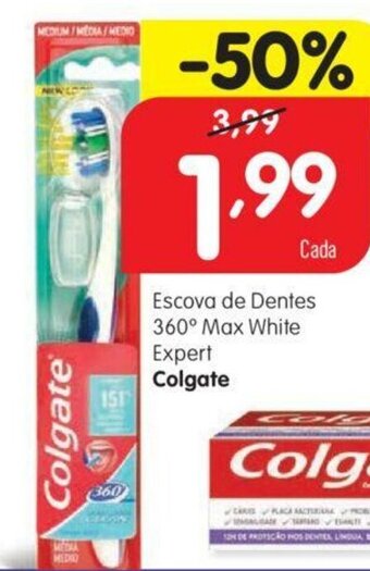 Minipreço Escova de Dentes 360° Max White Expert Colgate promoção