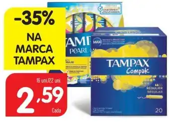 Minipreço Na Marca Tampax 16 Uni/22 Uni promoção