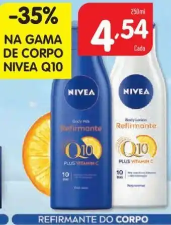 Minipreço Na Gama de Corpo Nivea Q10 250ml promoção