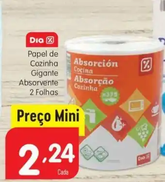 Minipreço Papel de Cozinha Gigante Absorvente 2 Folhas promoção