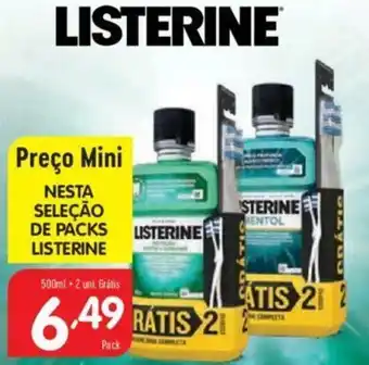 Minipreço Nesta Seleção de Packs Listerine promoção