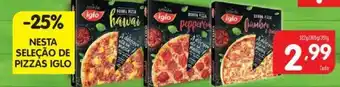 Minipreço Nesta Seleção de Pizzas Iglo promoção