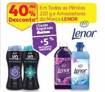 Auchan Pérolas perfumadas lenor promoção