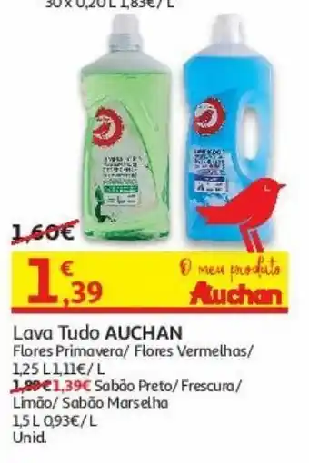 Lava tudo auchan