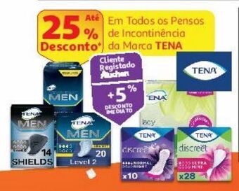 Auchan Pensos incontinência tena promoção