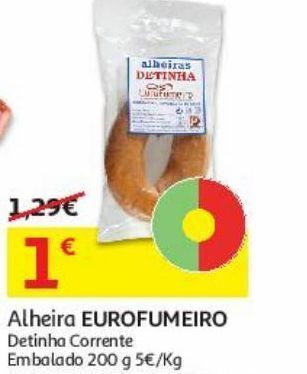 Auchan Alheira eurofumeiro:detinha corrente emb. 200 g promoção